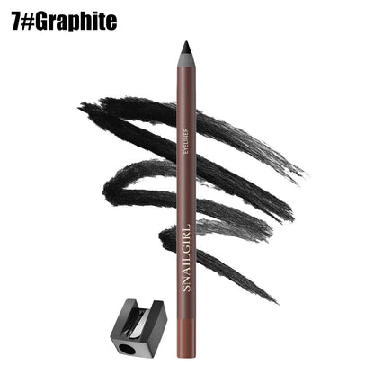 24HR Waterproof Eyeliner Pencil, Smudge-Proof Long-Lasting Smooth Cream Liner🖤